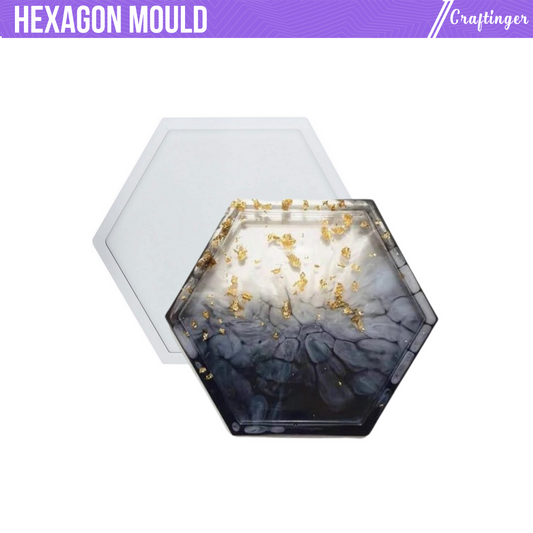 Hexagon Coaster Mould (4inch)