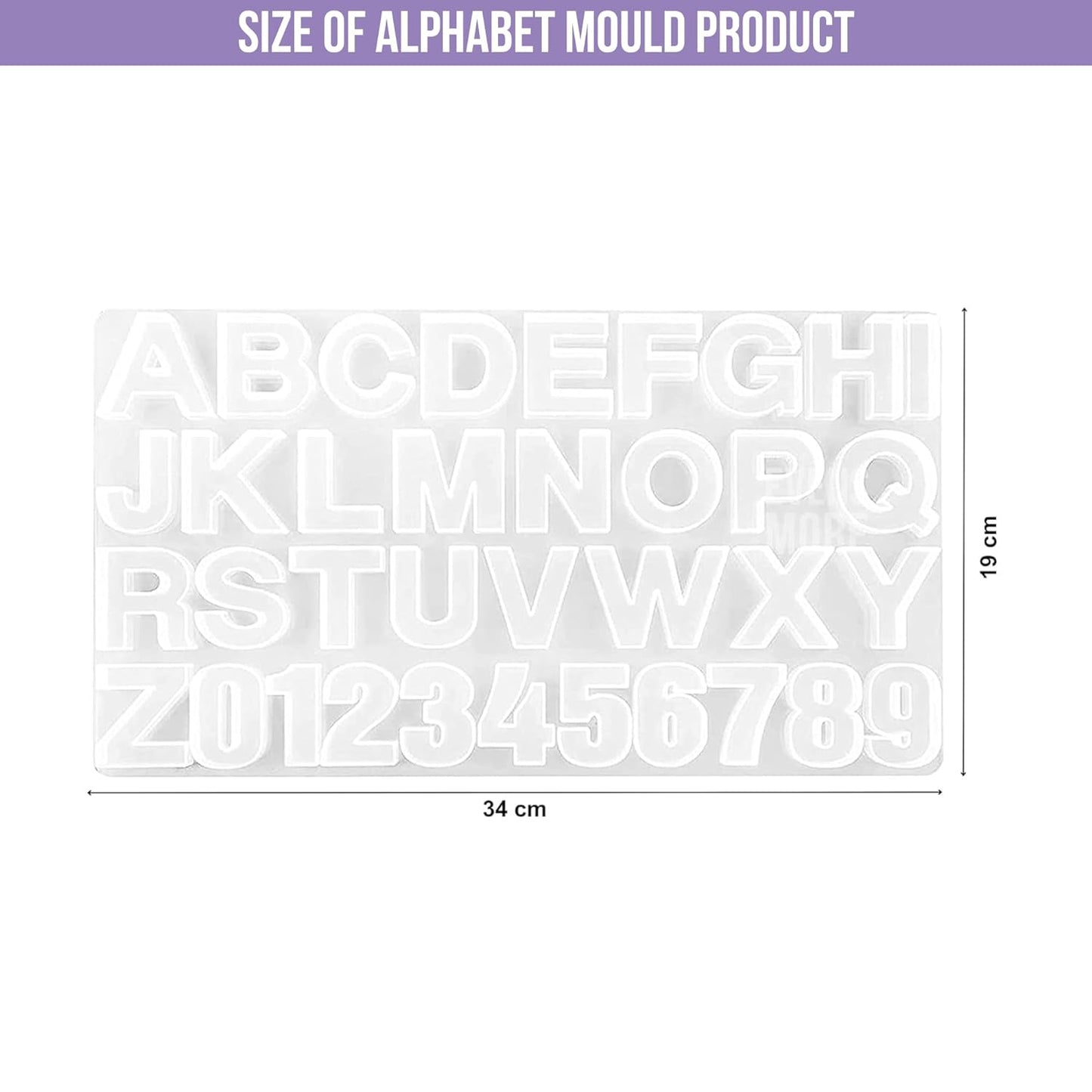 Craftinger Alphabet Keychain Mould Kit (am)