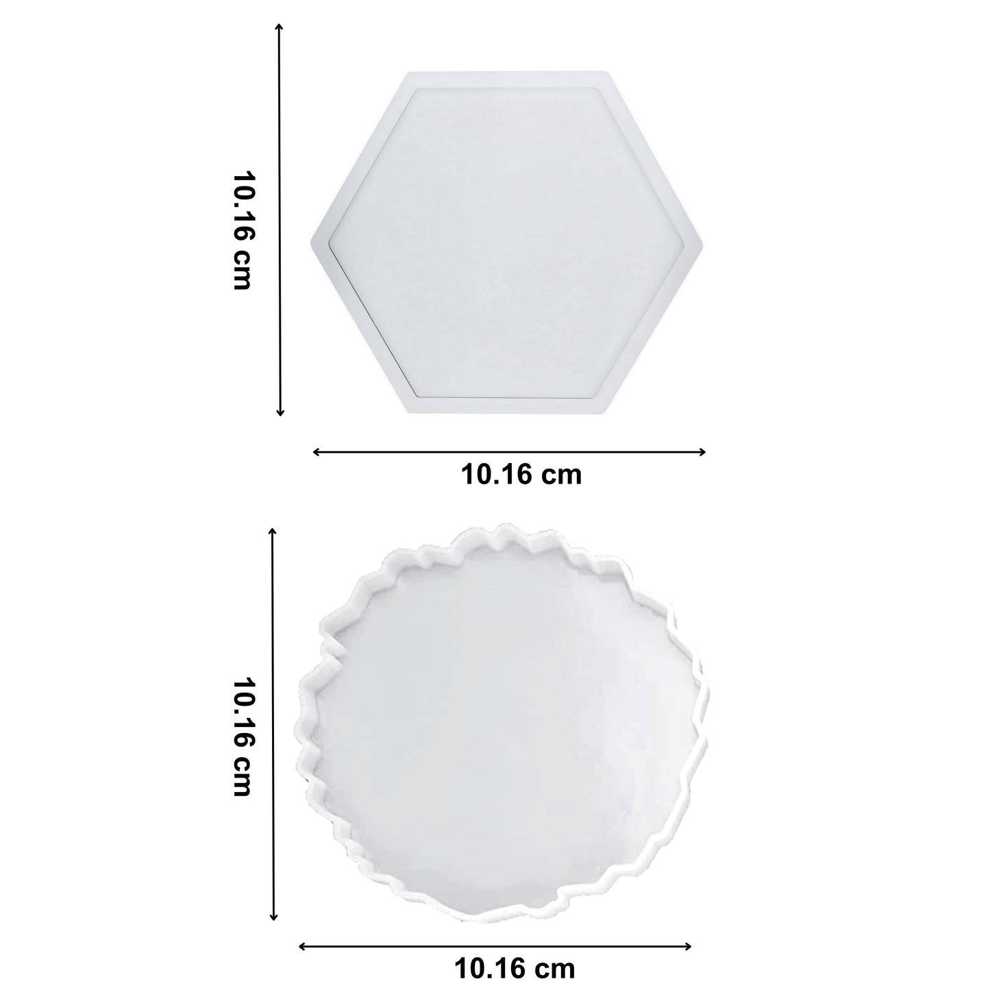 Craftinger hexagone Coaster Mould Kit (HM)